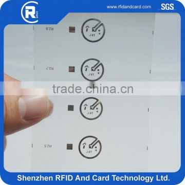 Monza 4 and ISO-18000-6C UHF RFID tag DRY /Wet INLAY small and minimum tag