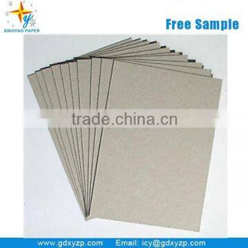 Wholesale Both Side Grey Cardboard Thick Chip Board Paper for Book Cover Material