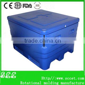 Durable fish tank fish storage box fish bins transport by truck fish container