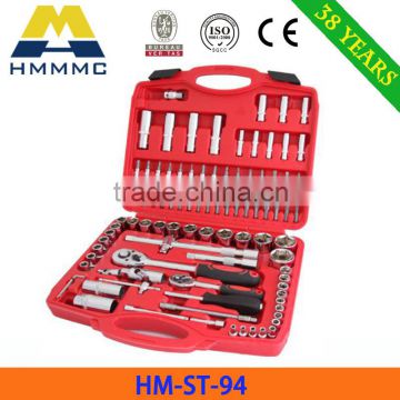 High Quality 94PCS 1/4" & 1/2" DR. Socket Wrench Set Made In China
