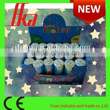hot selling blue spring party popper, party cannon, party confetti
