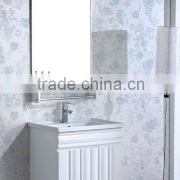 white PVC bathroom cabinet 6607