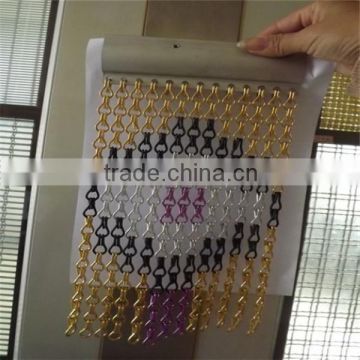 aluminum chain link curtain with smooth and bright surface