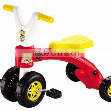 cheap baby tricycle new models plastic baby tricycle hot sale with four wheels and pedal