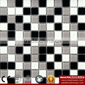 Hot Selling Mixed Color Crystal Glass Mosaic Tile For Kitchen Flooring Tiles Toilet Flooring Tiles