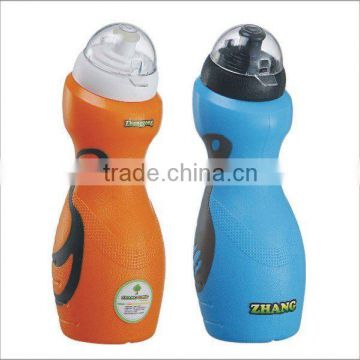 BPA free plastic promtion sport water drinking bottle with lagging