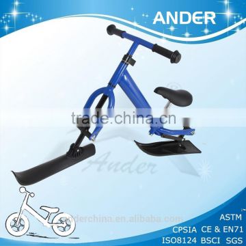 Sports metal ski board / Snow scooter for child / Kids snow sled Winter toy