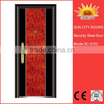 SC-S103 High quality cheap custom fire rated steel door,steel door designs