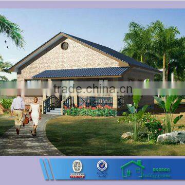 2012 BV verified low cost steel structure prefab home