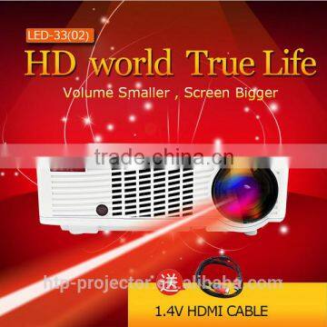 New Arrival!! High Brightness Projector Native 1080p hdmi 3d led projector 12v