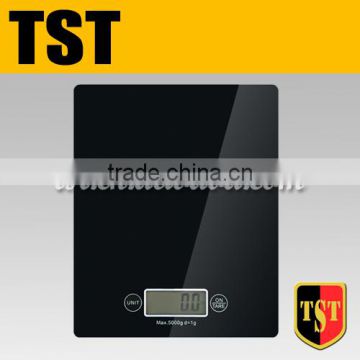 5kg rectangle digital kitchen scale with CE RoHS approved