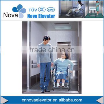 CE Approved Machine Room Bed Elevator 0.5m/s with Large Loading Capacity 2500kg