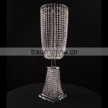 crystal decoration pieces wedding decoration flower stand crystal