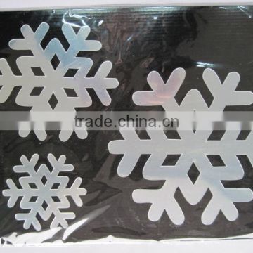 Christmas Snow Decoration Mirror Wall Removable Vinyl Stickers