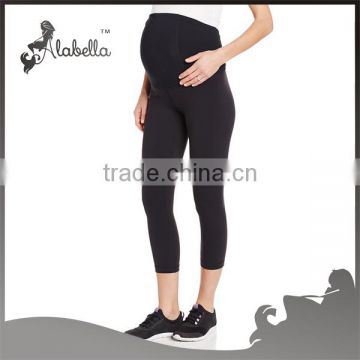 Nylon spandex maternity leggings for pregnant leggings