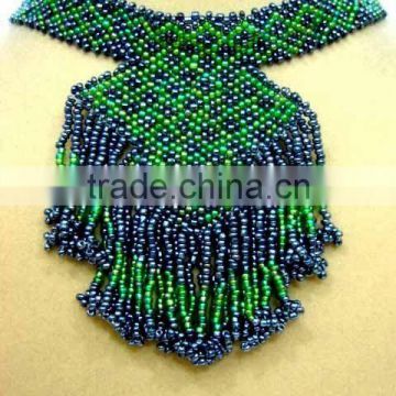 Beaded summer Pendant Necklaces