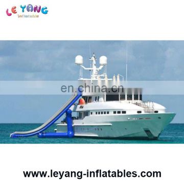 Custom Yacht Slide / Inflatable Cruiser Slide / Inflatable Boat Slide Popular Water Slide For Yacht