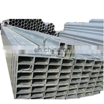 Galvanized hollow section 20*20 GI square hollow steel profile galvanized rectangular pipes
