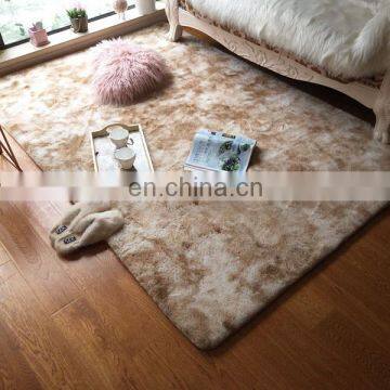 Household modern bedroom soft animal fluffy faux fur carpet rug