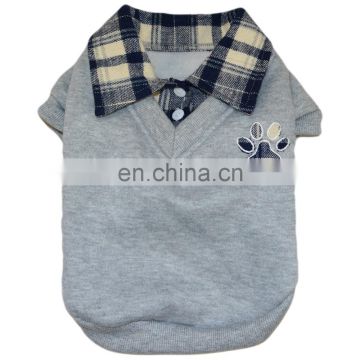 8-20" autumn short plush soft pet coat dog clothes for sale china manufacturer
