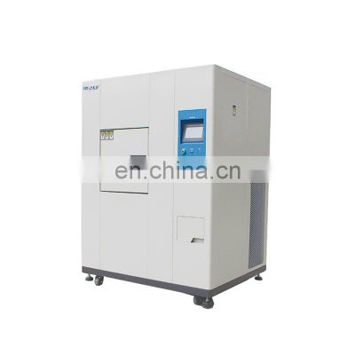 Industrial metals/plastics/rubber three zone thermal shock cabinet