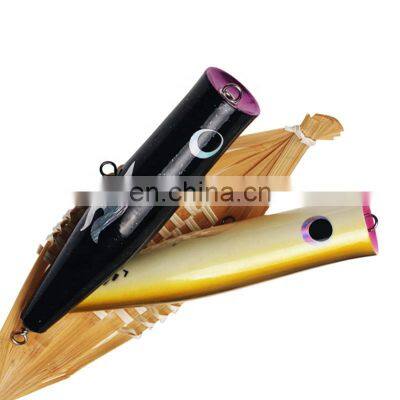 120g 18cm Wooden wave climb offshore teaser trolling lures saltwater lures