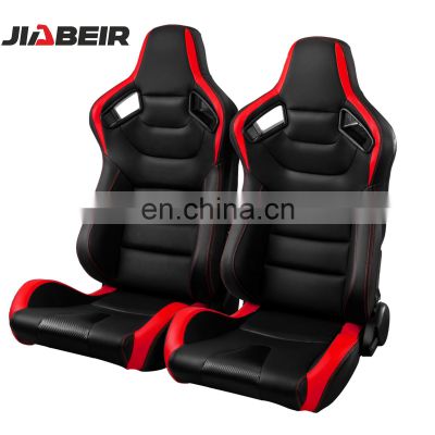 Adjustable custom LOGO PVC Universal racing seats Car Seat for car use