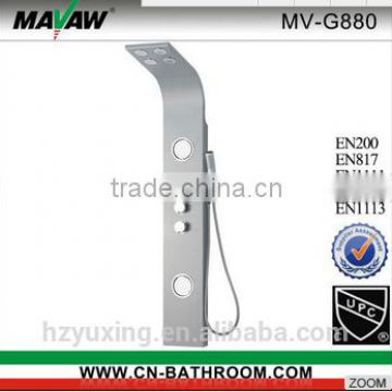 304 oil film anti-fingerprint wiredrawing stainless steel carcase shower panel MV-G880