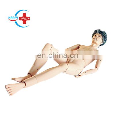 HC-S108 Hot sale elderly care simulator full functional elderly nursing manakin