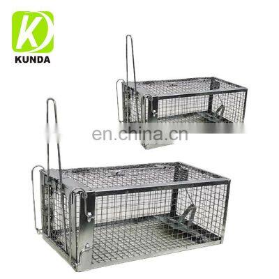 Metal Humane Live Cage Trap  for  Rat Mouse Chipmunk Mice Voles Hamsters and Other Small Rodents