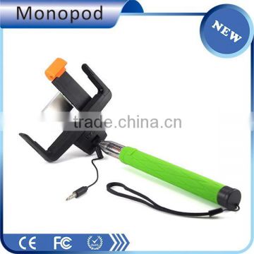 Popular latest Monopod wired stick selfie monopod
