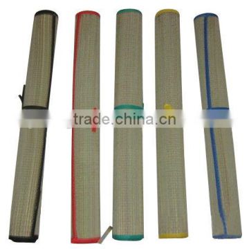 straw beach mat set