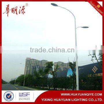 10m outdoor single arm street lighting poles