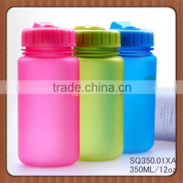Green colorful 350ml 12oz for chrismas gift OEM plastic drinking water bottle
