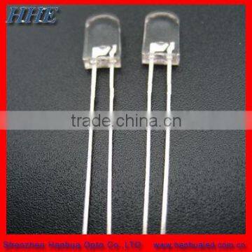 competitive price 5mm gravestone water clear led diode(HH-2570CBWC-T)