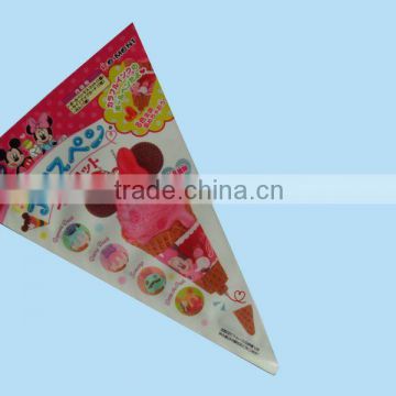 customized printing plastic packaging bag for christmas gift to Ice cream bread
