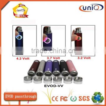 Newest electronic cigarette mechanical mod evod passthrough battery evod coil
