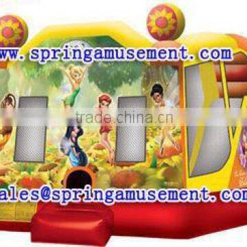 angel commercial inflatable bouncers for sale, inflatable combo and slide SP-C4018