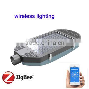 Intelligent wireless street lamp lighting Zigbee range system