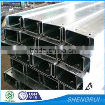 high quality galvanized c channel profile manufacture