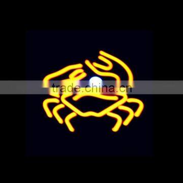 Crab like desktop neon light for youth