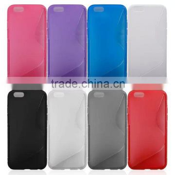 2015 hot S line TPU case for apple iphone 6