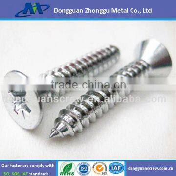 SUS304 Flat Head,Phillips, Decorative Screw Fastener for Retail