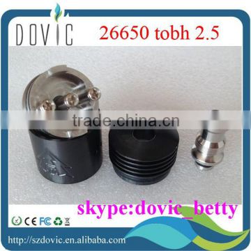 High quality 26650 tobh v2.5 rda atomizer with copper contact