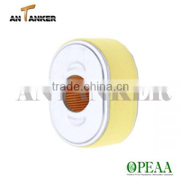 High quality replacement parts GX120 yellow air filter made in China