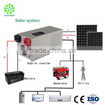 4.8KW/48V pure sine wave Solar Panel Inverter with MPPT charge controller