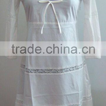 ladies' U neck dress