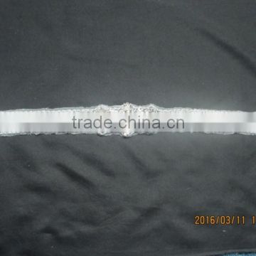 Professional sash rhinestone applique bridal belt crystal appliques trim for wedding dresses belt