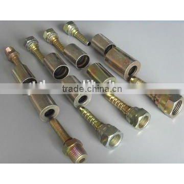 Stainless steel hydraulic hose fitting