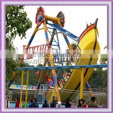 [Chinese Manufactury]outdoor wooden pirate ship playground